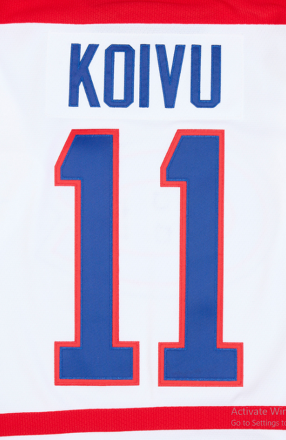 Mitchell & Ness NHL Saku Koivu Montreal Canadiens 1995/96 Jersey - White/Red