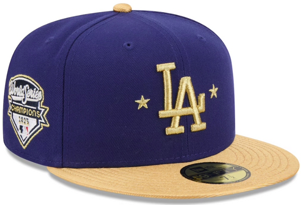 LA Dodgers 2025 World Series Champions New Era 59FIFTY Fitted Hat