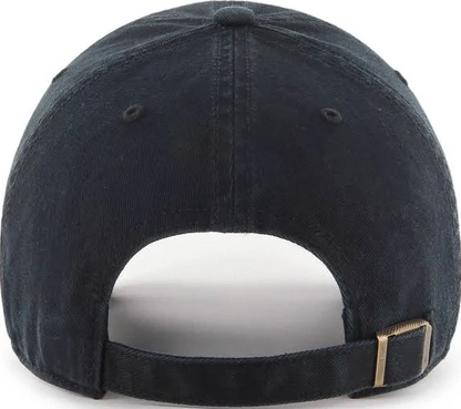 '47 NHL Montreal Canadiens Black Clean Up Adjustable Hat - Black/White