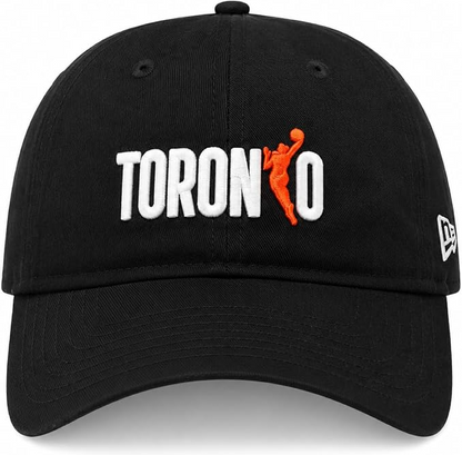New Era WNBA Toronto Tempo Wordmark 9TWENTY Adjustable Hat - Black