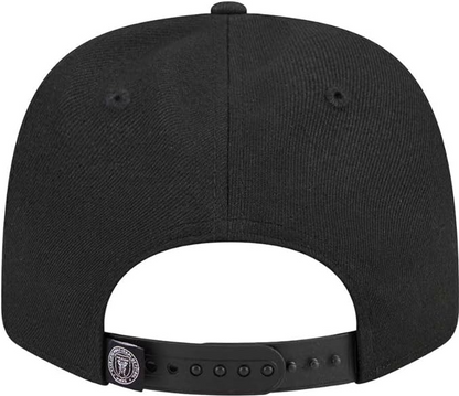 New Era MLS Inter Miami CF 9SEVENTY Stretch-Snap Adjustable Hat - Black