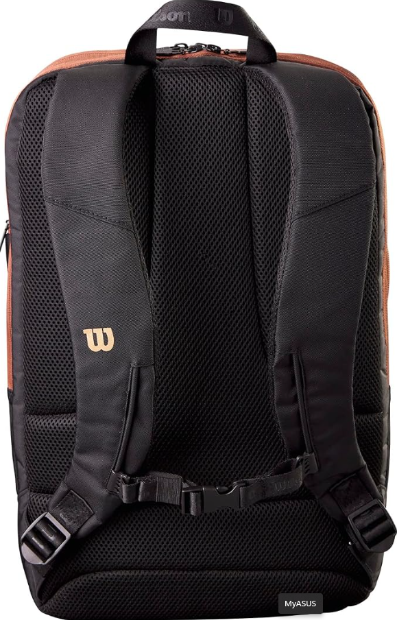 Wilson Pro Staff V14 Super Tour Tennis Backpack - Brown, Holds up to 2 Rackets