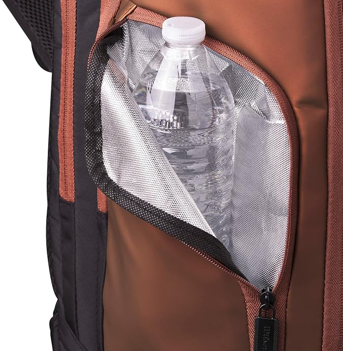 Wilson Pro Staff V14 Super Tour Tennis Backpack - Brown, Holds up to 2 Rackets