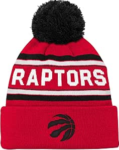 Youth Toronto Raptors Wordmark Jacquard Cuffed Knit Hat - One Size Youth