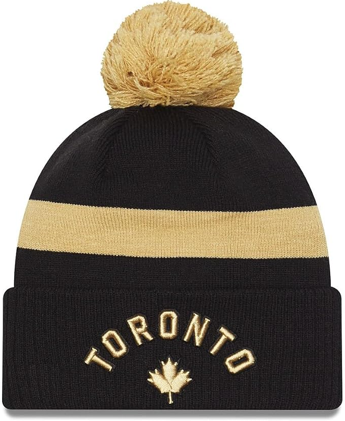 New Era NBA Toronto Raptors 2022/2023 City Edition Cuffed Pom Knit Hat