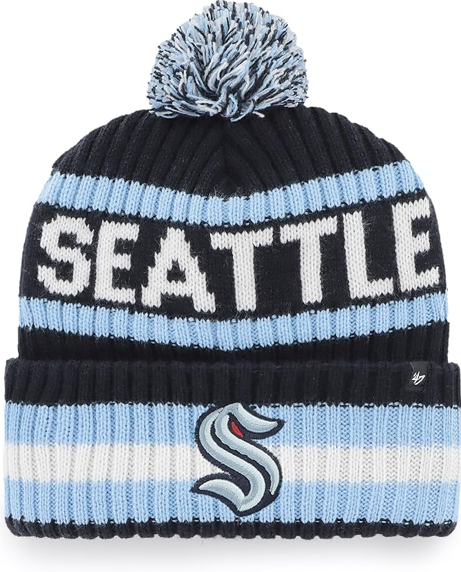 NHL Seattle Kraken '47 Knit Beanie - Bering Navy