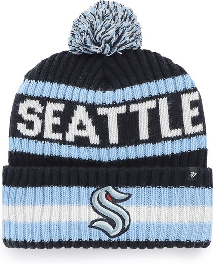 NHL Seattle Kraken '47 Knit Beanie - Bering Navy