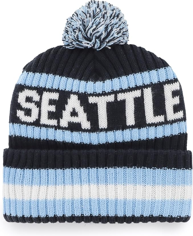 NHL Seattle Kraken '47 Knit Beanie - Bering Navy