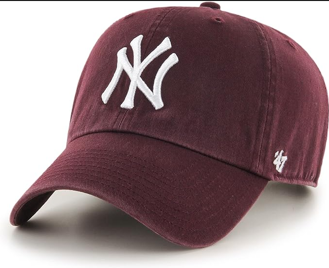 47 Clean Up MLB New York Yankees Adjustable Hat - Maroon