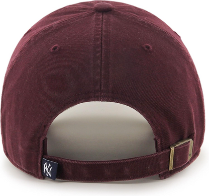 47 Clean Up MLB New York Yankees Adjustable Hat - Maroon