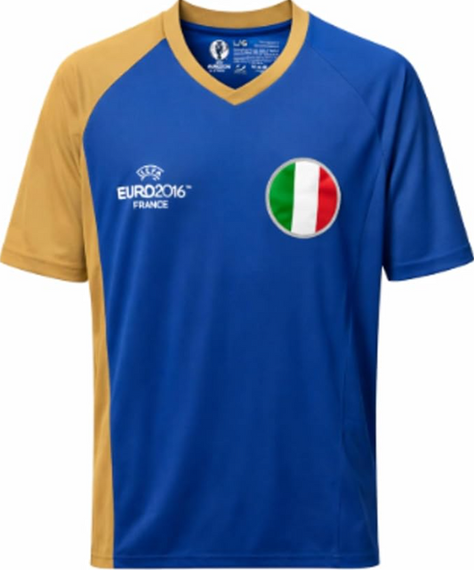 47 Genuine Merchandise Euro 2016 Italy Soccer Jersey - Blue/Gold
