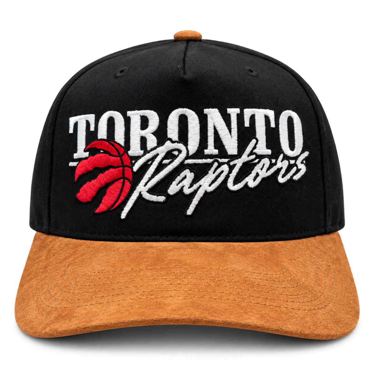 '47 NBA Toronto Raptors Scribeline Hitch RF Adjustable Hat - Black/Brown