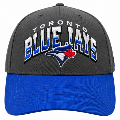 '47 MLB Toronto Blue Jays Split Block MVP Adjustable Hat - Grey/Blue