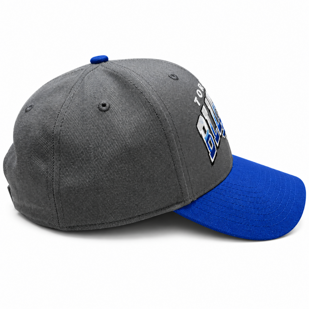 '47 MLB Toronto Blue Jays Split Block MVP Adjustable Hat - Grey/Blue