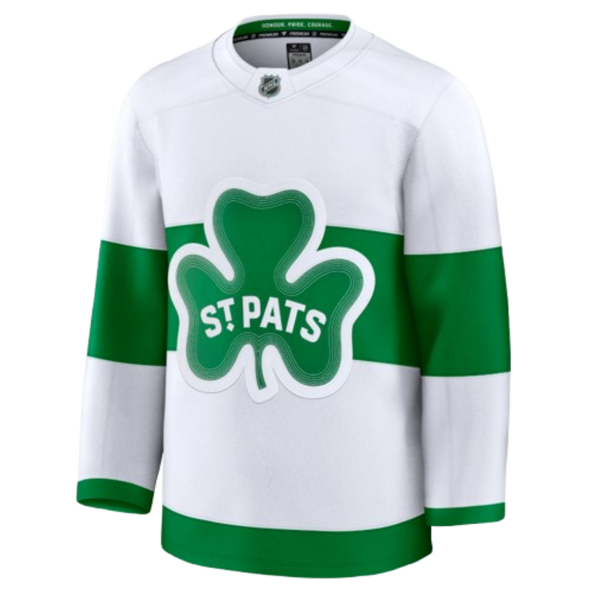 Fanatics NHL Toronto St. Pats Blank Alternate Breakaway Jersey - White/Green