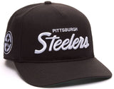 47 NFL Pittsburgh Steelers Attitude Hitch Adjustable Snapback - Black