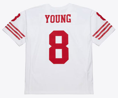 Mitchell & Ness Steve Young San Francisco 49ers 1994 Legacy Player Jersey - White/Red