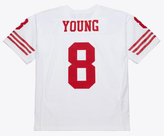Mitchell & Ness Steve Young San Francisco 49ers 1994 Legacy Player Jersey - White/Red