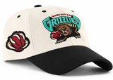 '47 NBA Vancouver Grizzlies Sure Shot Two Tone MVP Adjustable Cap - White/Black