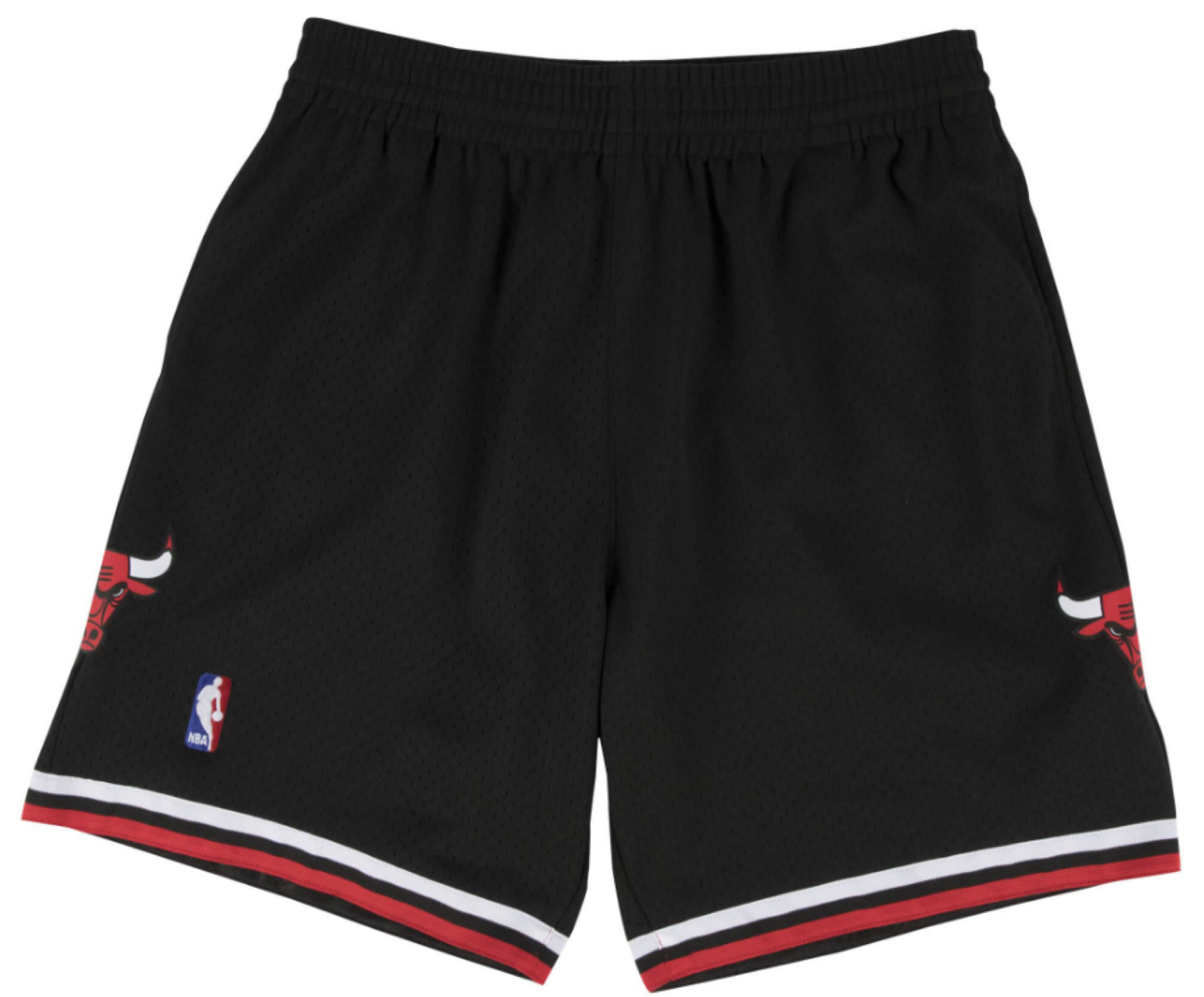 Men's Mitchell & Ness Chicago Bulls 1997-98 Hardwood Classics Swingman Shorts - Black