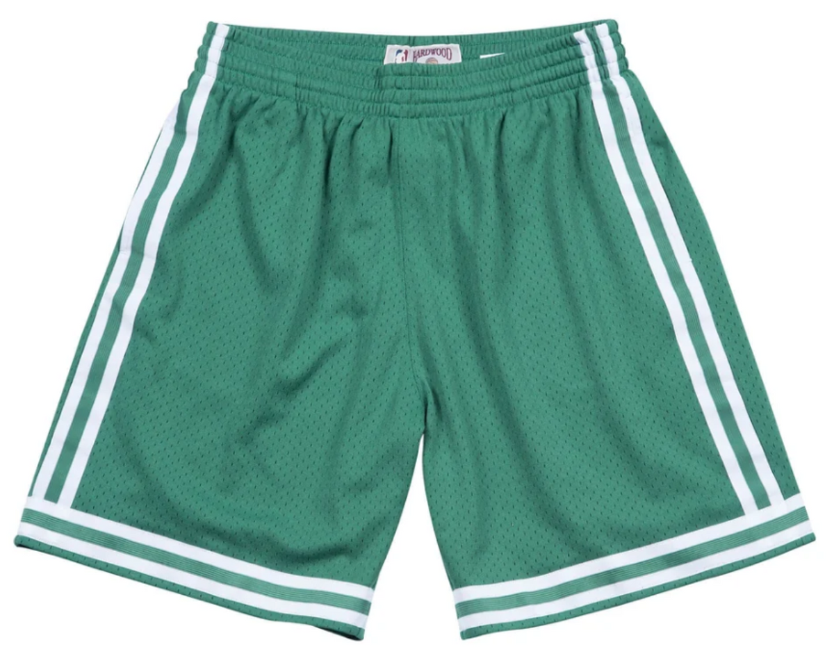 Mitchell & Ness Men's Boston Celtics 1985-86 Swingman Shorts - Green