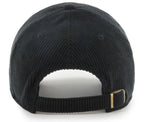 ’47 MLB Toronto Blue Jays Clean Up Thick Corduroy Adjustable Hat - Black