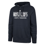 '47 NHL Toronto Maple Leafs Byline Headline Hoodie - Navy
