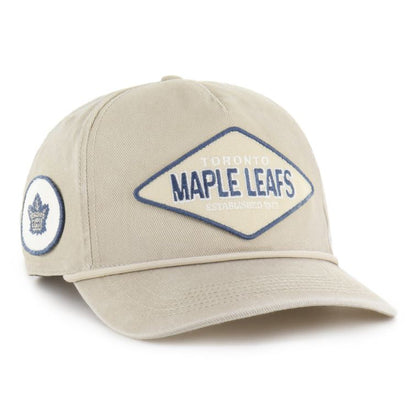 '47 NHL Toronto Maple Leafs Cairn Hitch RF Adjustable Snapback Hat - Beige