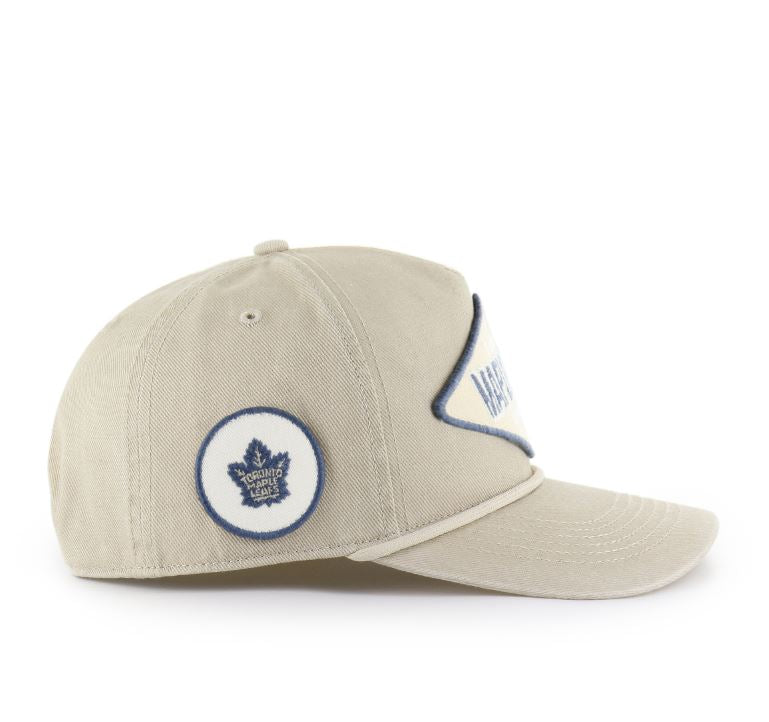 '47 NHL Toronto Maple Leafs Cairn Hitch RF Adjustable Snapback Hat - Beige