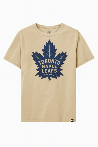 '47 NHL Toronto Maple Leafs Dusted Imprint River Tee - Khaki