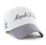 '47 NHL Toronto Maple Leafs Foundational TT Clean Up Hat - White/Grey