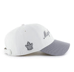 '47 NHL Toronto Maple Leafs Foundational TT Clean Up Hat - White/Grey