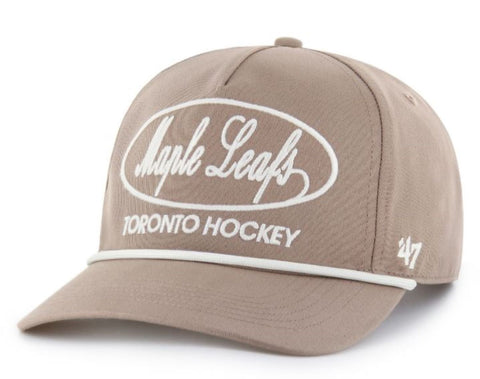 '47 NHL Toronto Maple Leafs Foundational Hitch RF Adjustable Snapback Hat - Khaki
