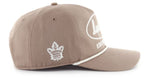 '47 NHL Toronto Maple Leafs Foundational Hitch RF Adjustable Snapback Hat - Khaki