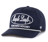 '47 NHL Toronto Maple Leafs Foundational Hitch RF Adjustable Snapback Hat - Navy/Sandstone
