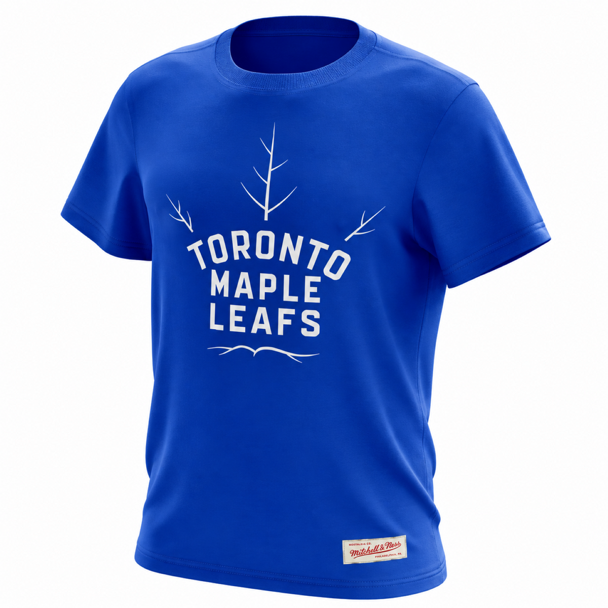 Mitchell & Ness NHL Toronto Maple Leafs Negative Space T-Shirt - Blue