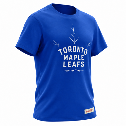 Mitchell & Ness NHL Toronto Maple Leafs Negative Space T-Shirt - Blue