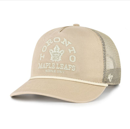 '47 Hitch NHL Toronto Maple Leafs Ranchero Mesh Adjustable Hat - Khaki