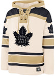 '47 NHL Toronto Maple Leafs Tri Nilley Superior Lace Hoodie - Cream