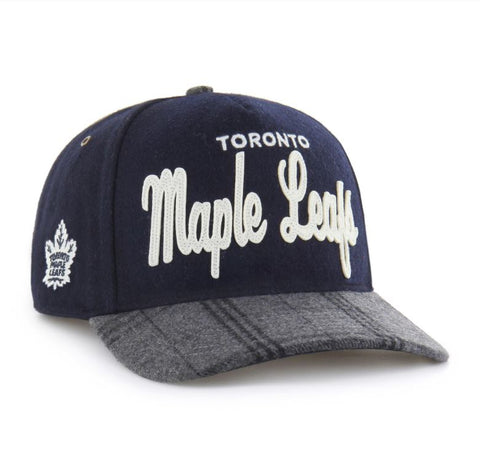 '47 NHL Toronto Maple Leafs Windowpane Plaid Hitch RF Adjustable - Blue/Grey