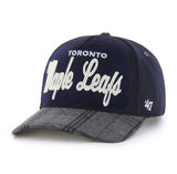 '47 NHL Toronto Maple Leafs Windowpane Plaid Hitch RF Adjustable - Blue/Grey