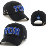 47 Toronto Maple Leafs Zoey Clean Up Adjustable Hat - Black