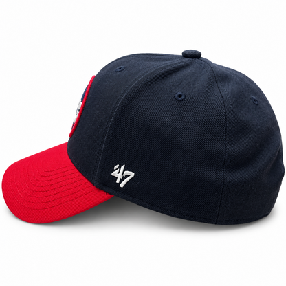 '47 NHL Winnipeg Jets Two Tone MVP Adjustable Hat - Navy/Red