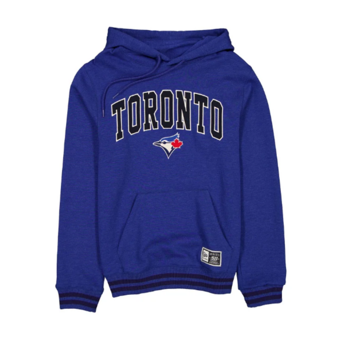 New Era MLB Toronto Blue Jays Throwback Academic Pullover Hoodie - Blue