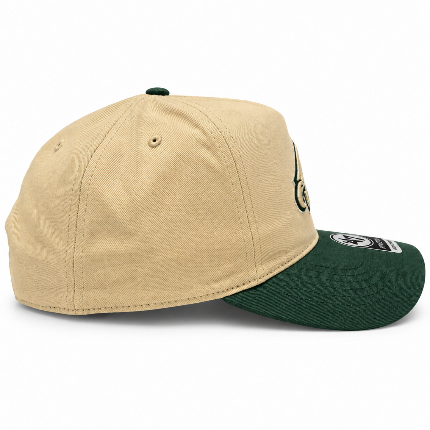 '47 NFL Philadelphia Eagles Two Tone Hitch RF Adjustable Snapback - Natural/Green
