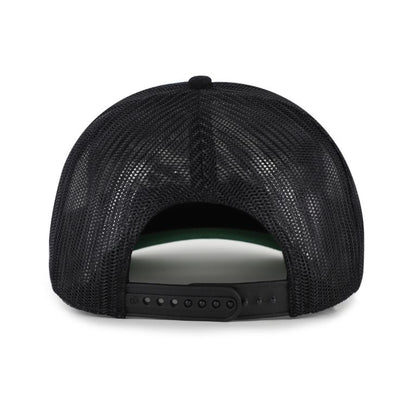 '47 NHL Vancouver Canucks Double Header Rope Mesh Adjustable Snapback Hat - Black