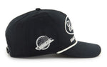 '47 NHL Vancouver Canucks Foundational Hitch RF Adjustable Snapback Hat - Black/Sandstone