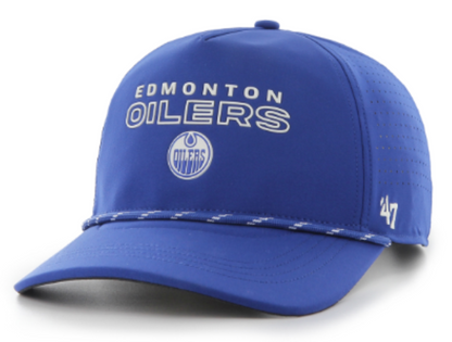 ’47 NHL Edmonton Oilers Vault Hitch Adjustable Hat - Blue