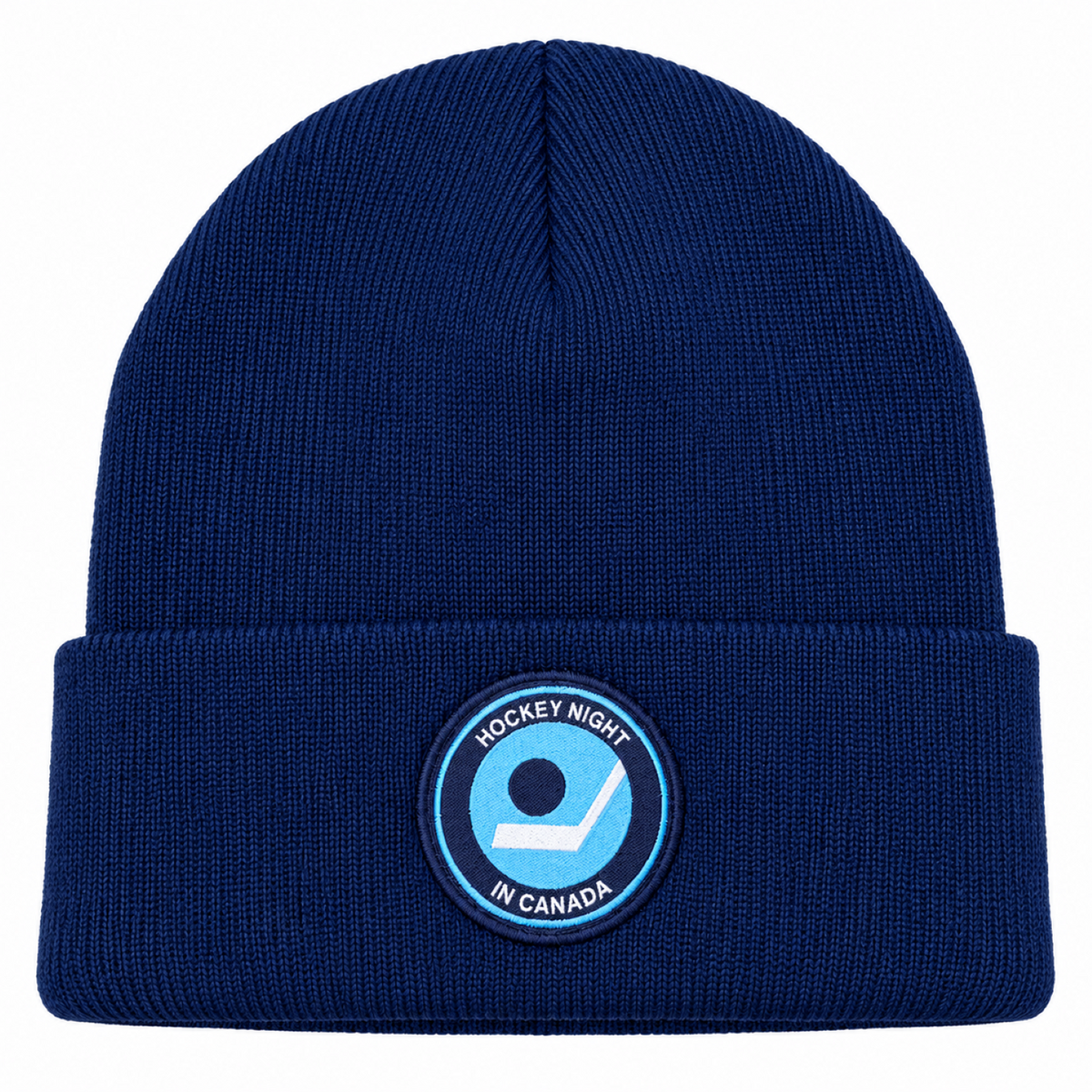 American Needle Hockey Night in Canada Vintage Replica Cuffed Knit Hat - Navy Blue