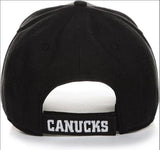 Vancouver Canucks Vintage Skate Logo '47 MVP Cap - Black/Grey